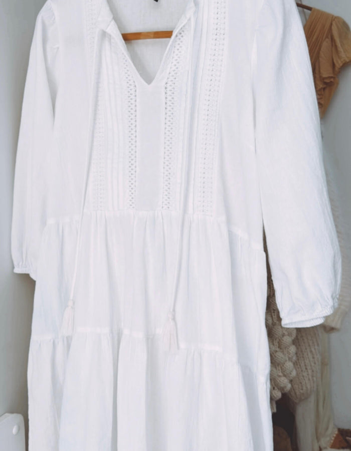 VERO MODA Boho Organic Cotton Dress // S/M