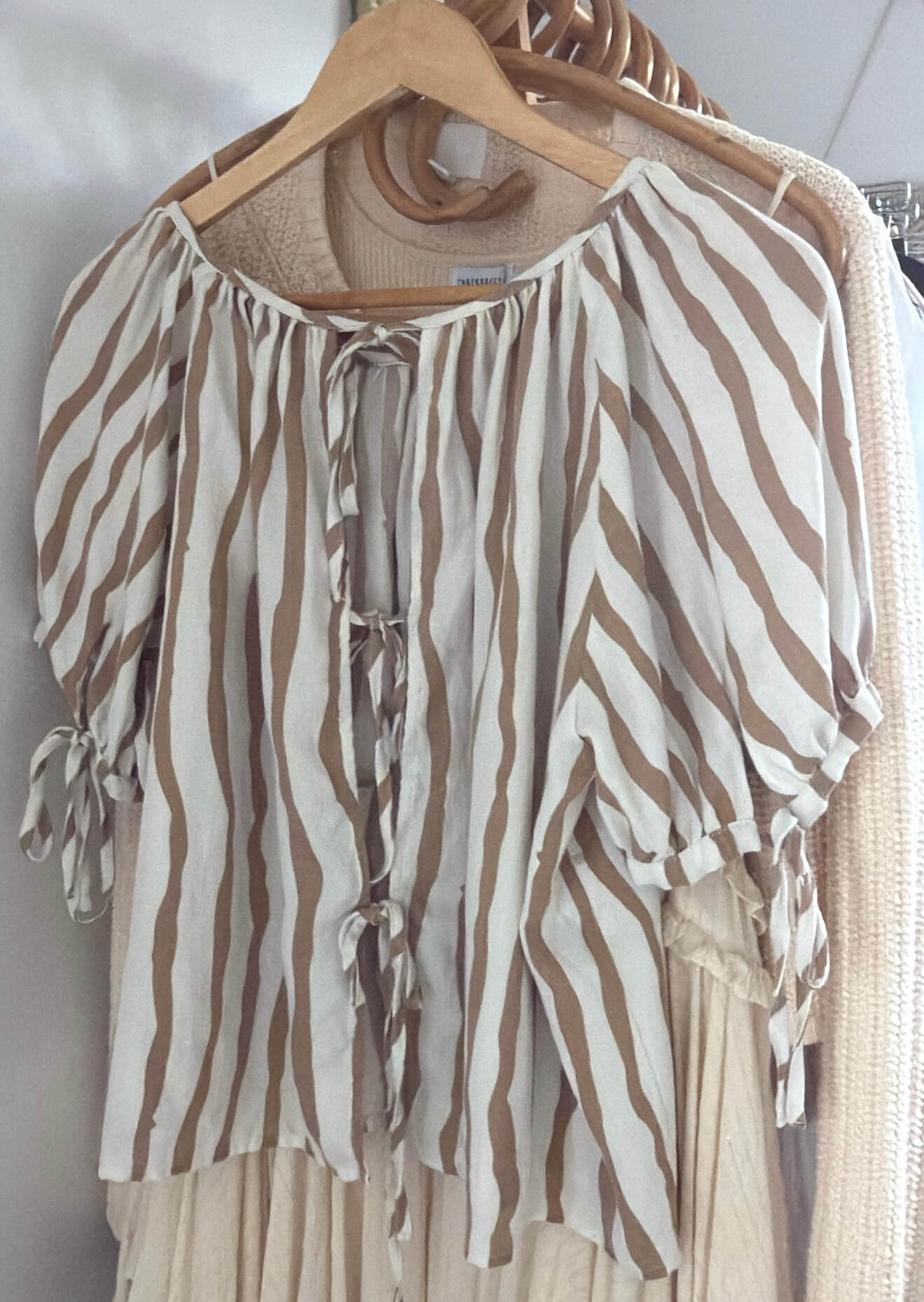 PETAL + PUP // Maggie Tie-Back Blouse // Medium