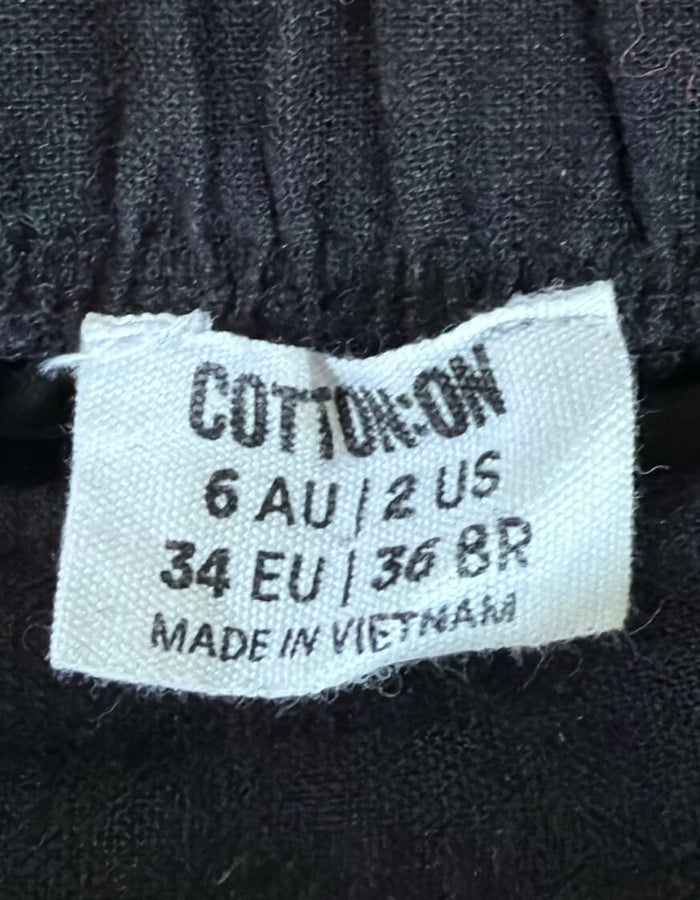 COTTON ON Maxi Skirt // Black // Size 6