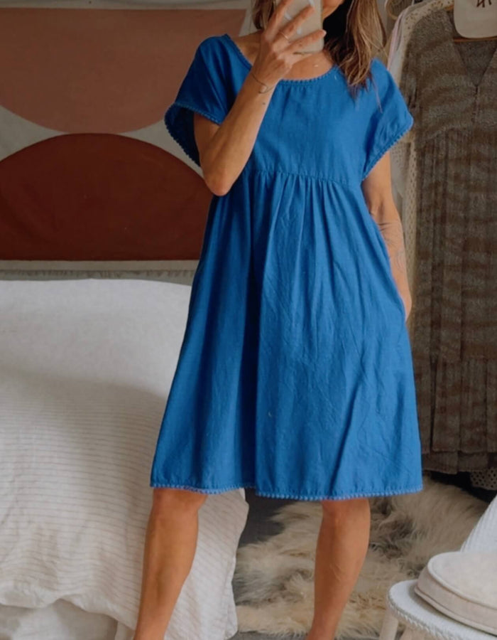 GORMAN //  Bungalow Dress // Royal Blue // Size 14