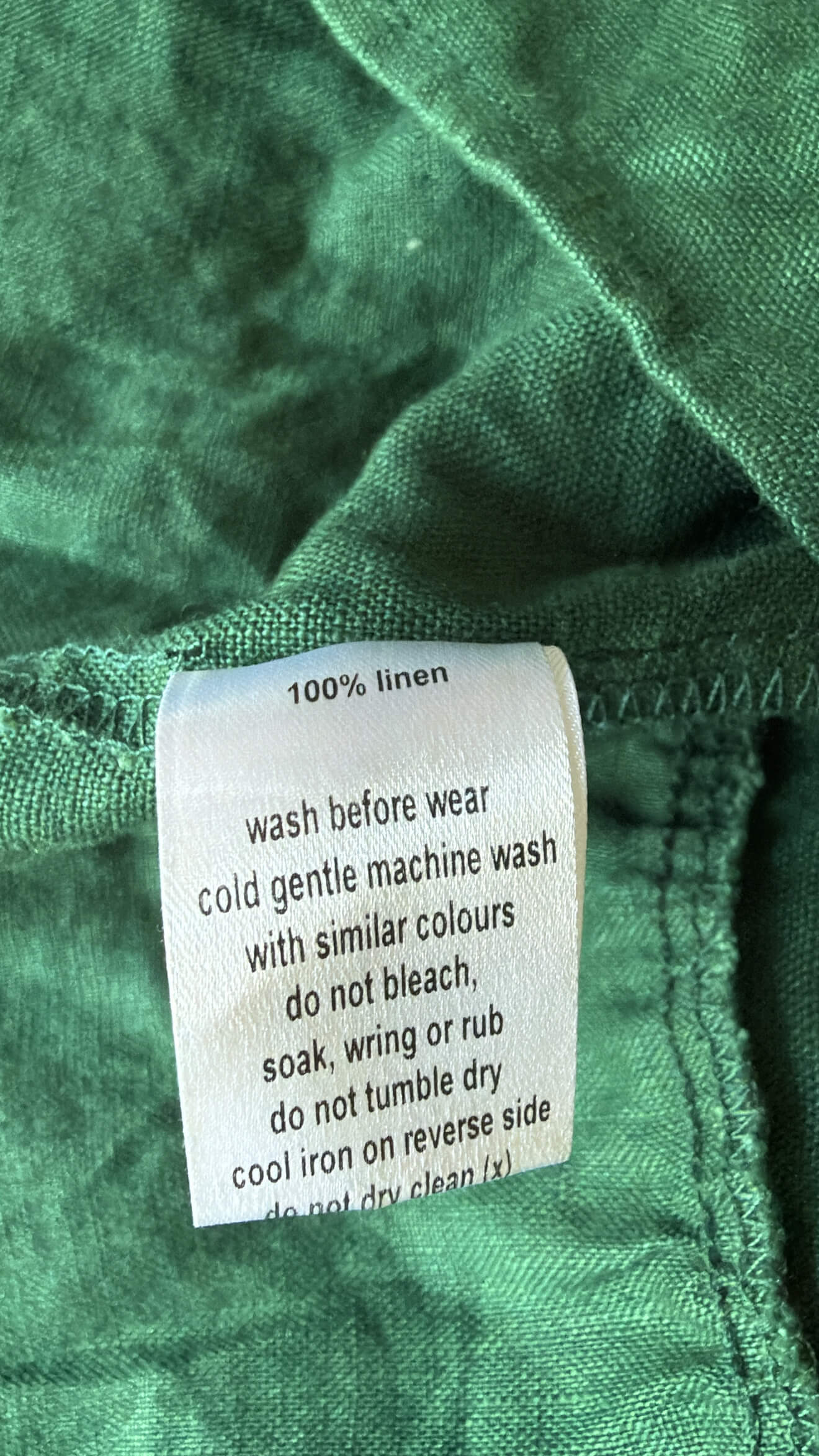 AERE // Linen Halter Dress // Green // Size 6