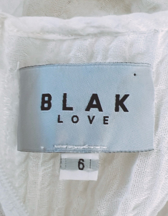 BLAK LOVE Soft White Maxi Dress // Small