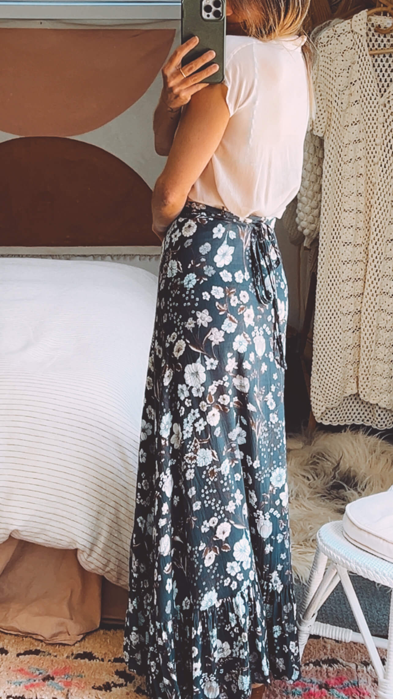 Indonesian Maxi Skirt // Free Size