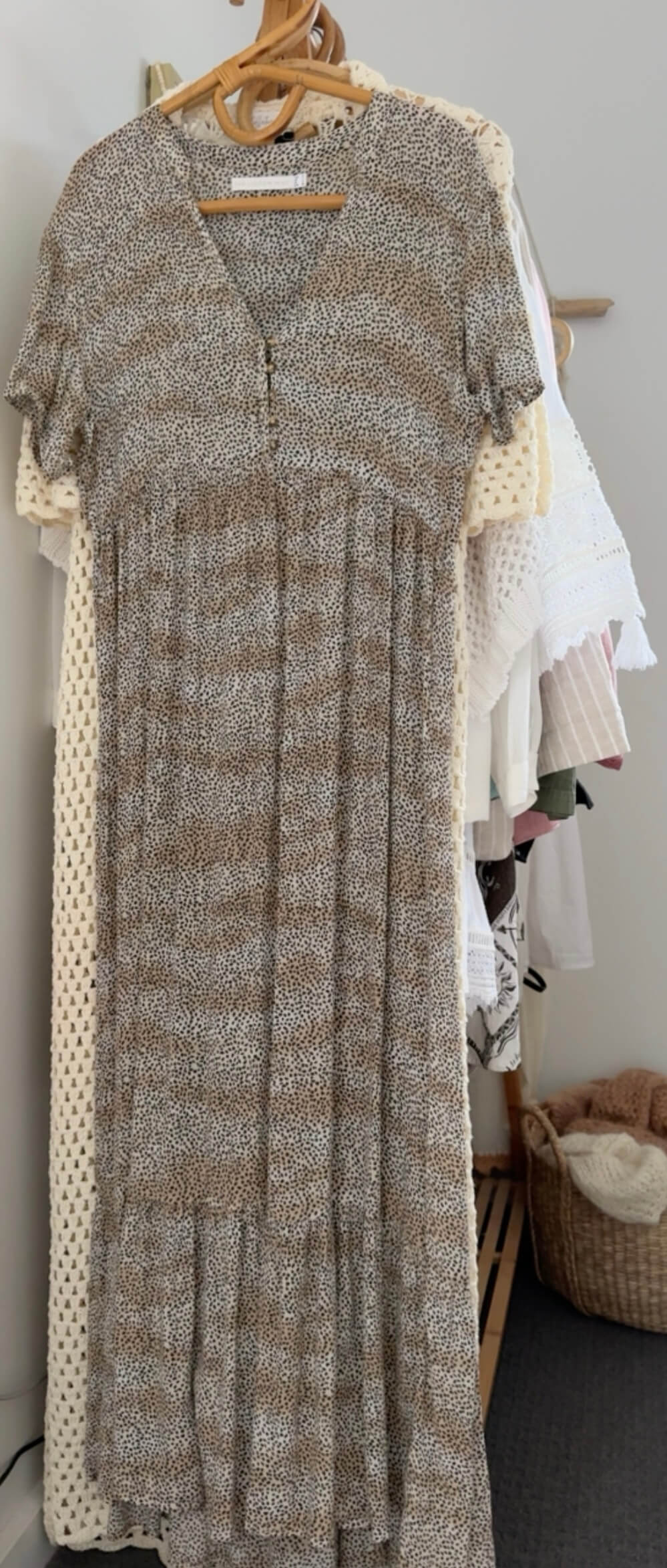 THE HIDDEN WAY // Animal Print Maxi Dress // Size 8