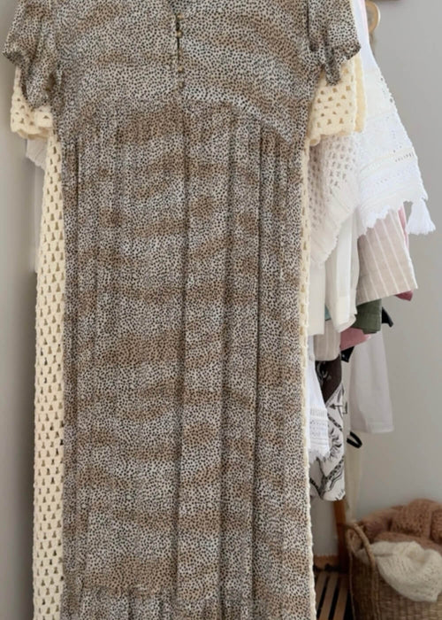 THE HIDDEN WAY // Animal Print Maxi Dress // Size 8