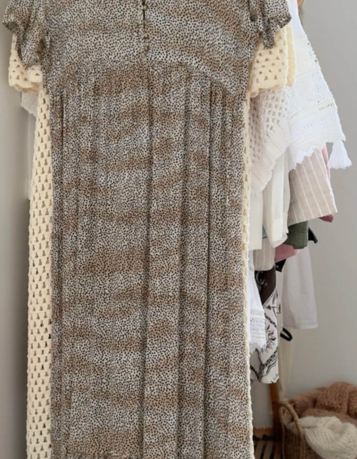THE HIDDEN WAY // Animal Print Maxi Dress // Size 8
