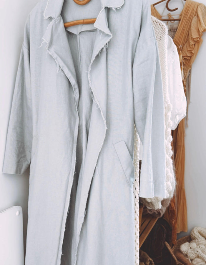 MAX Linen Coat // Size 12