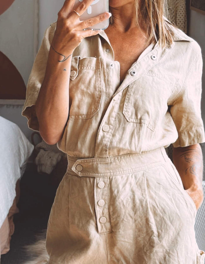 JAG Linen Jumpsuit // XS/XXS