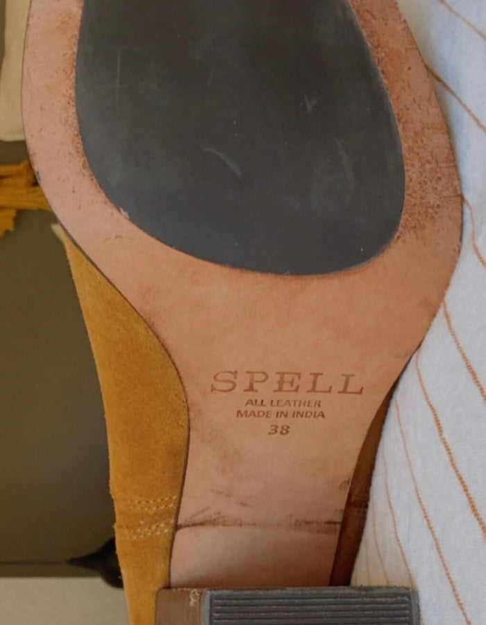 SPELL & THE GYPSY COLLECTIVE  // Cha Cha Slouch Boot - Tan  //  Size 38