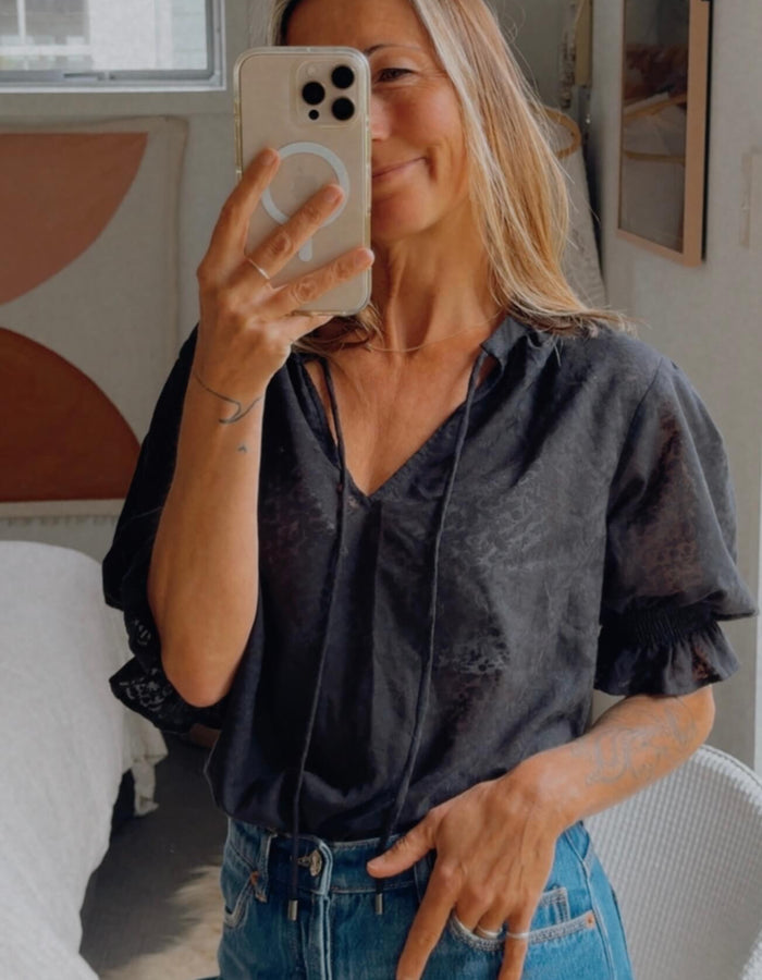 LEILA & LUCA // Butterfly Blouse // Size 12