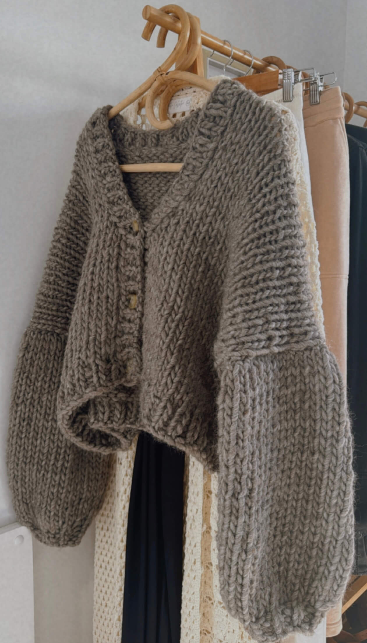 WORN + WILDER // The Basic Cardi // Grey