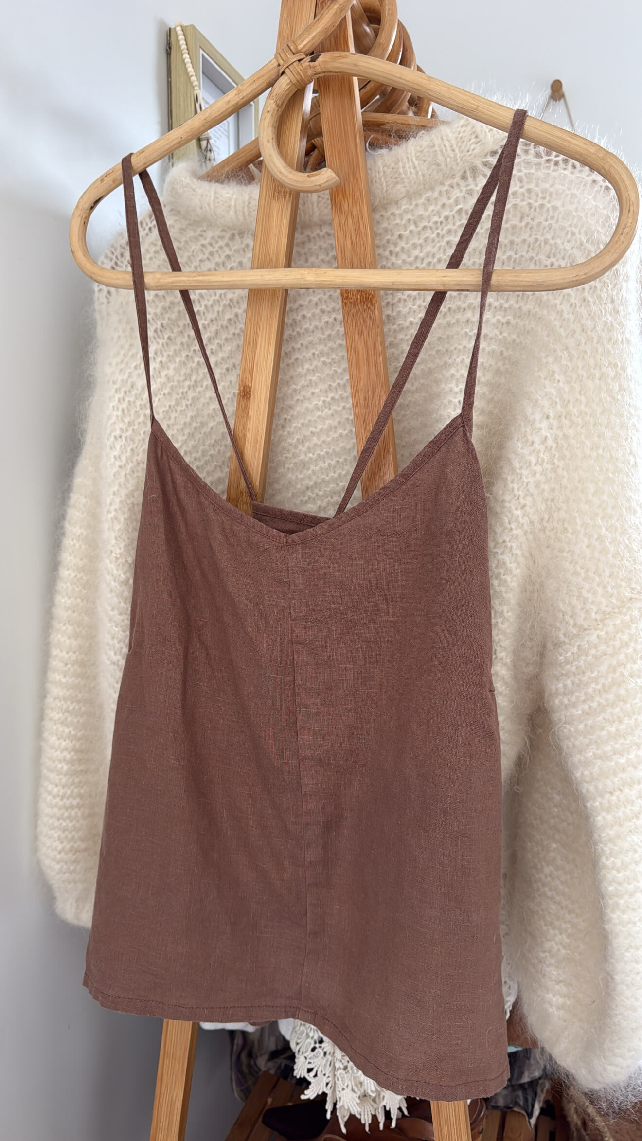 LUNA & ROSE Jenny Singlet // Cocoa // Medium
