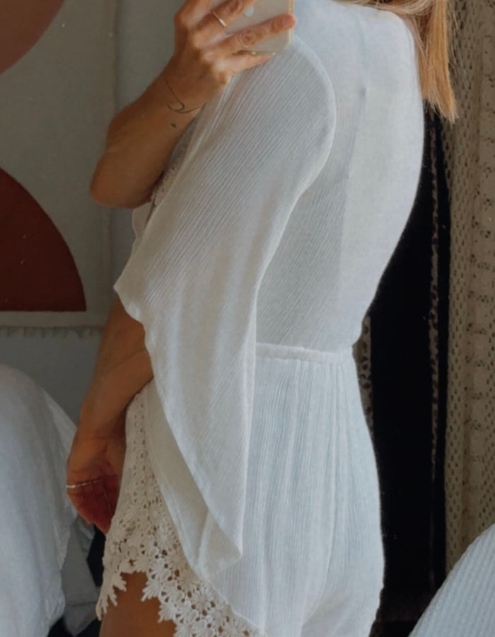 DEBBIE DABBIE // by ANGEL BIBA // Boho Playsuit // Size 6