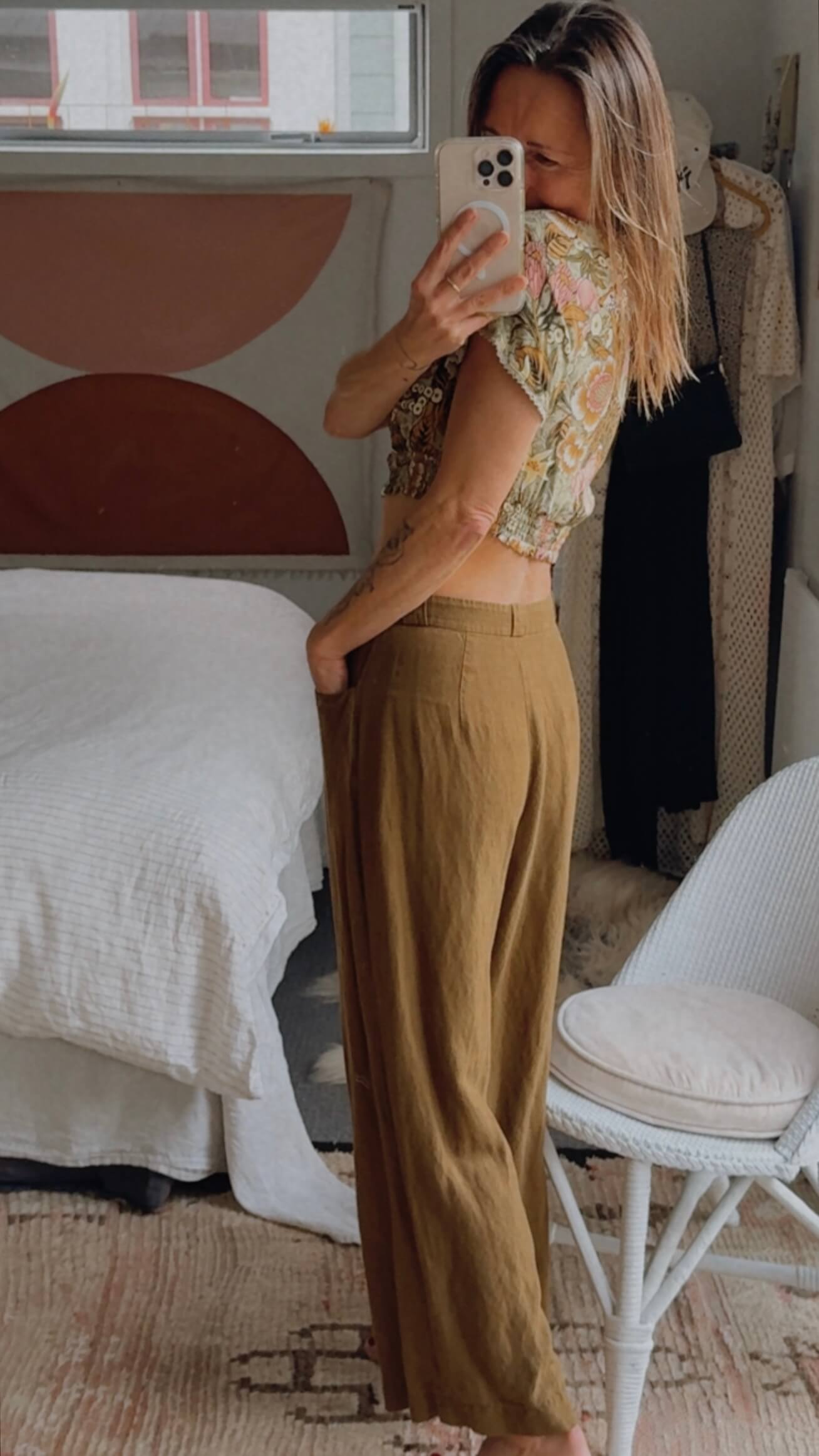 SPELL & THE GYPSY COLLECTIVE // Jungle Crop // Khaki // XXS
