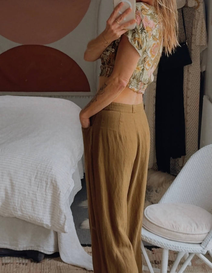 SPELL & THE GYPSY COLLECTIVE // Jungle Crop // Khaki // XXS