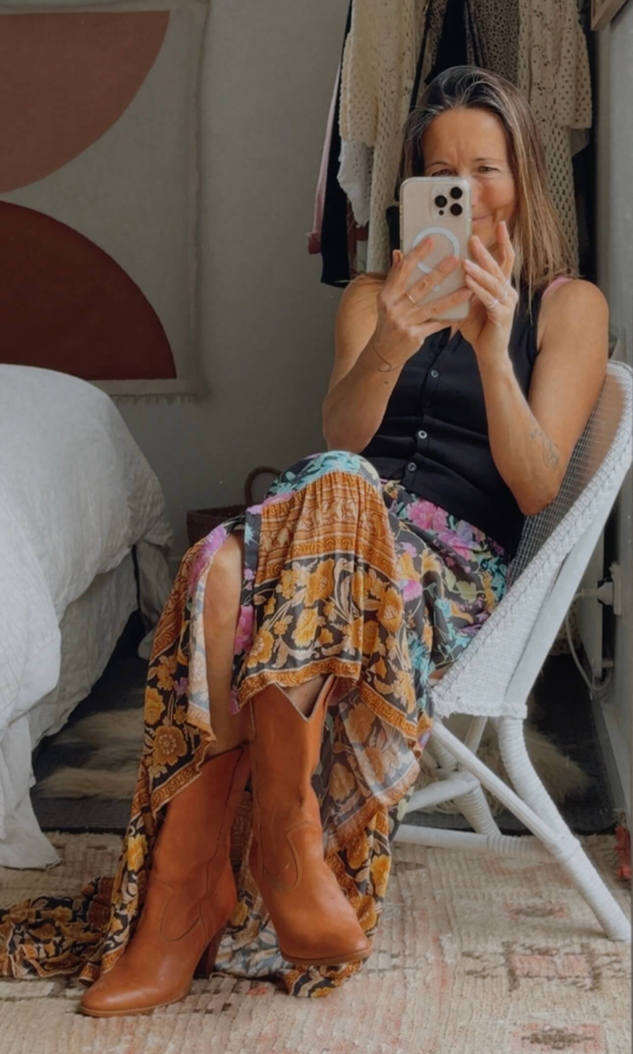 SPELL & THE GYPSY COLLECTIVE // Butterfly Midi Skirt // Firefly // Small