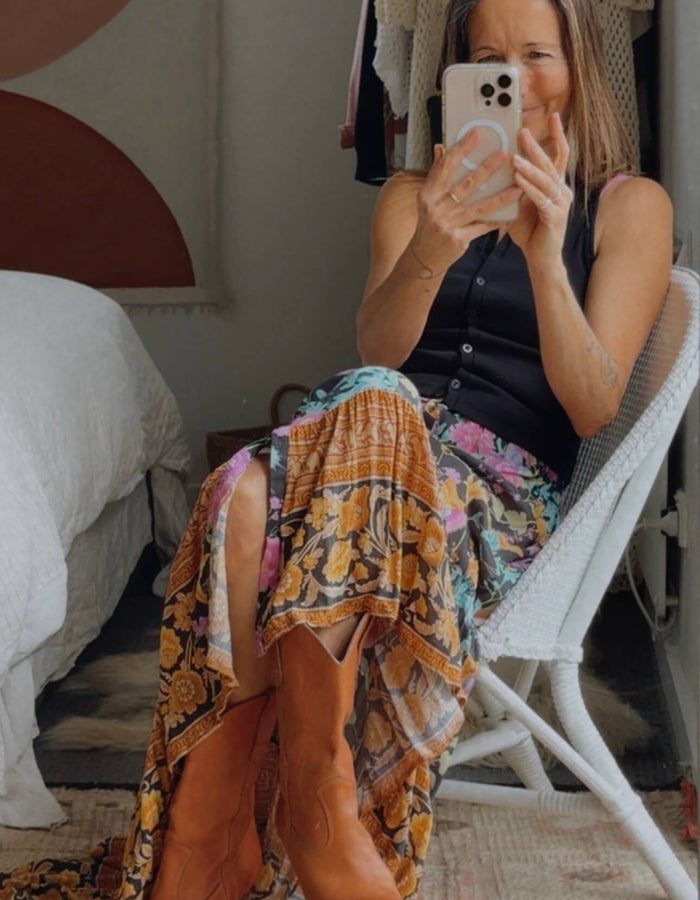 SPELL & THE GYPSY COLLECTIVE // Butterfly Midi Skirt // Firefly // Small