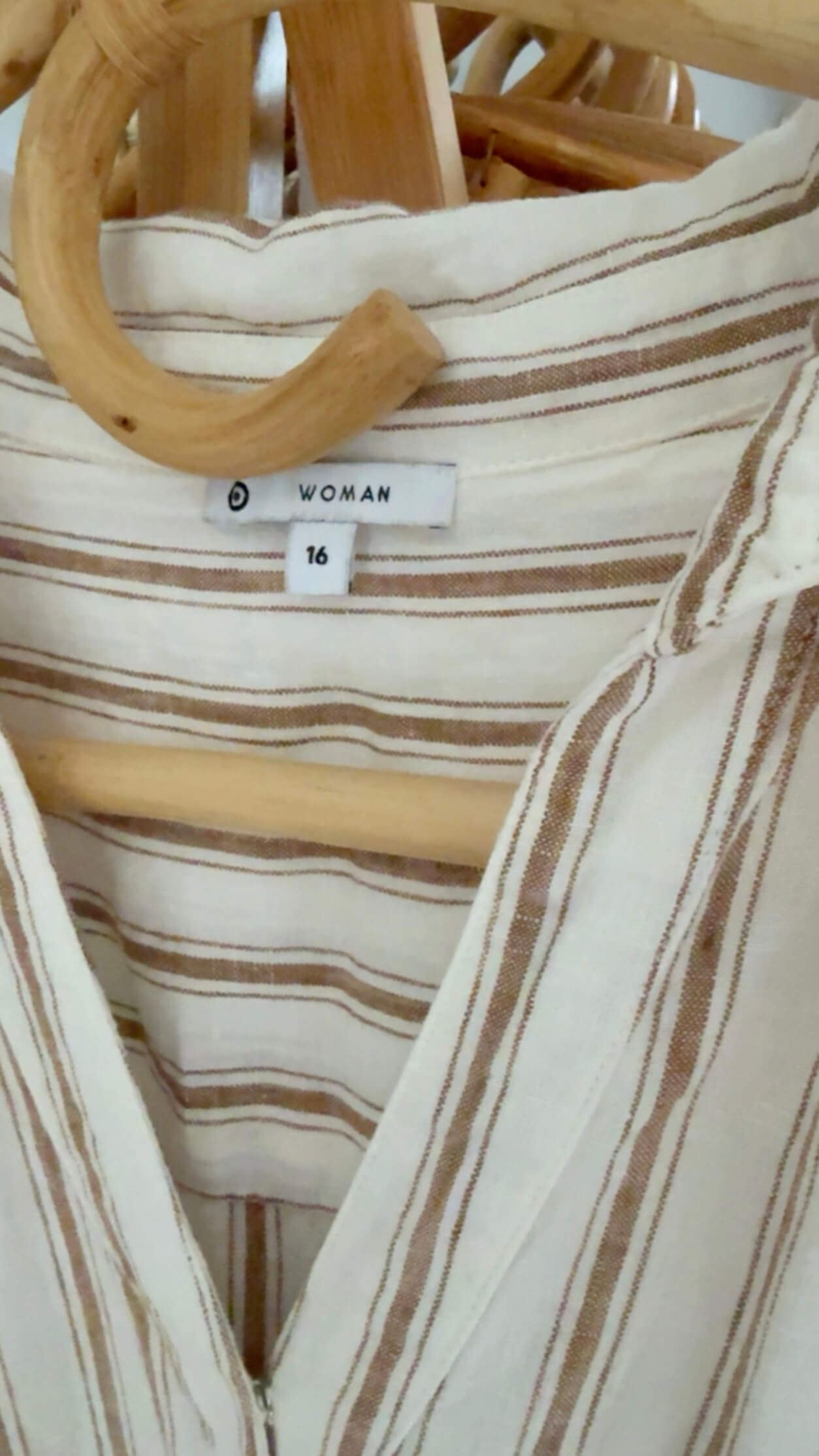 TARGET // European Linen Tiered Dress // Free Size (Size L)