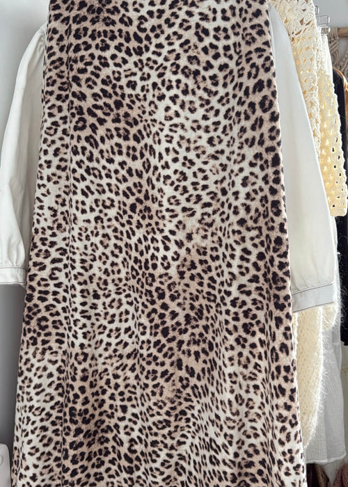 COTTON ON // Linen Blend Maxi Skirt // Animal Print // Size 6