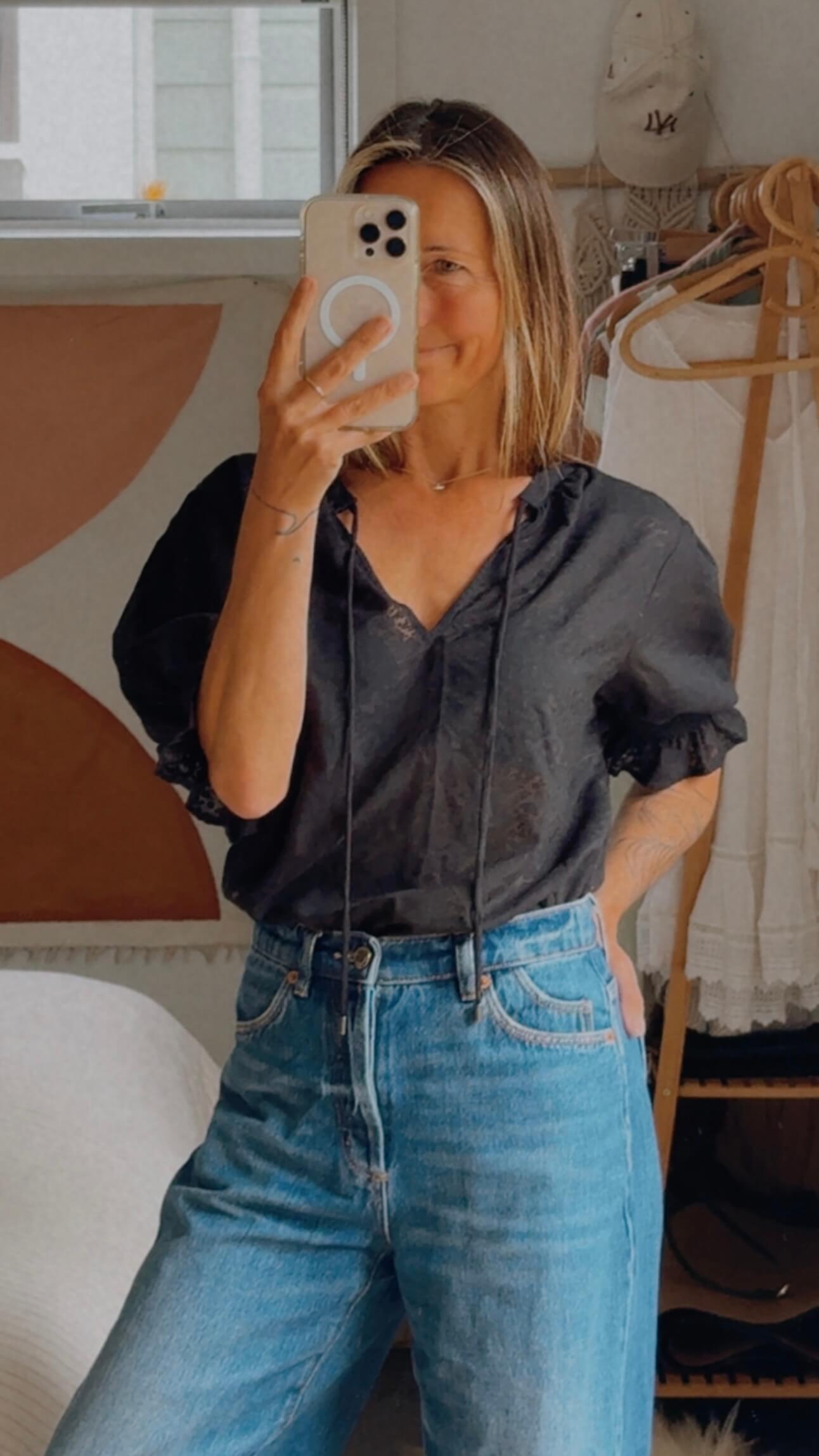 LEILA & LUCA // Butterfly Blouse // Size 12