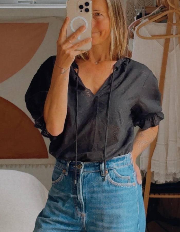 LEILA & LUCA // Butterfly Blouse // Size 12