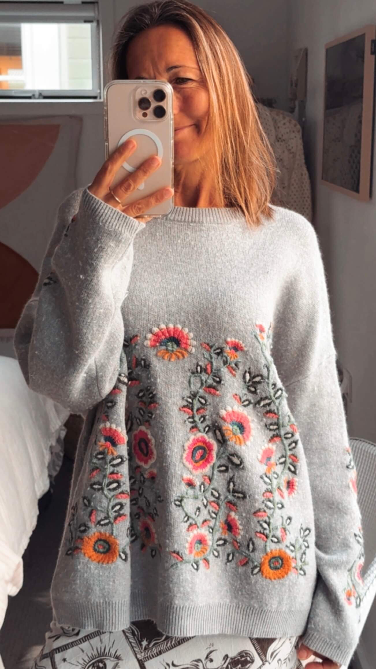 TRELISE COOPER // KILLING ME SOFTLY // FLOWER & SUGAR JERSEY // Large