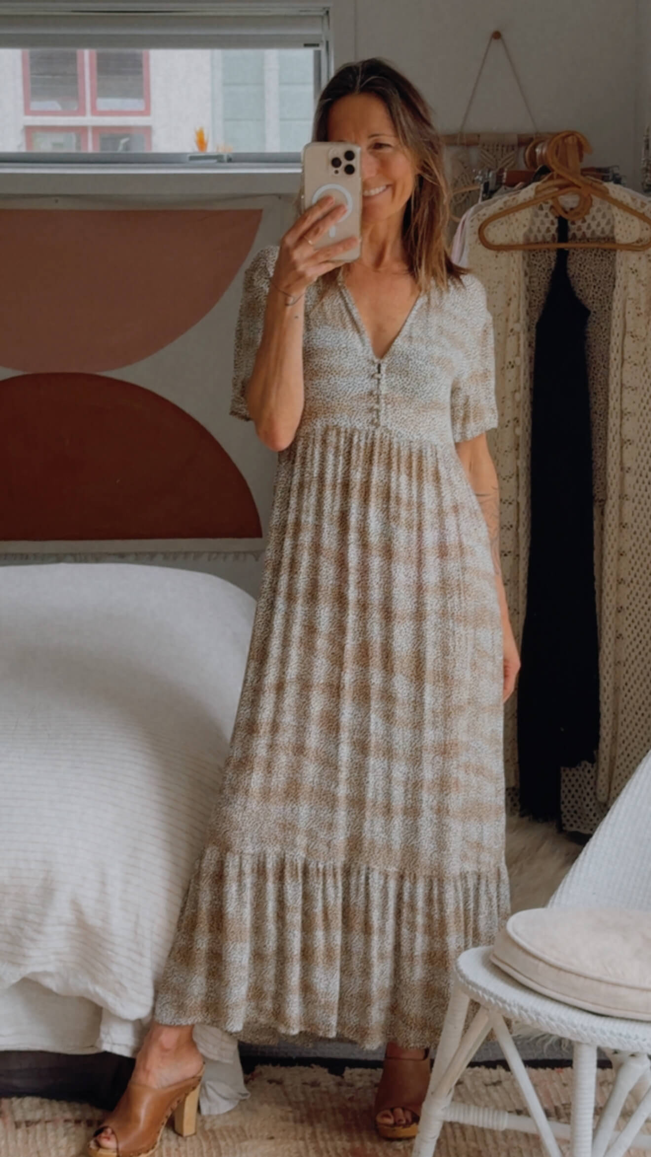 THE HIDDEN WAY // Animal Print Maxi Dress // Size 8