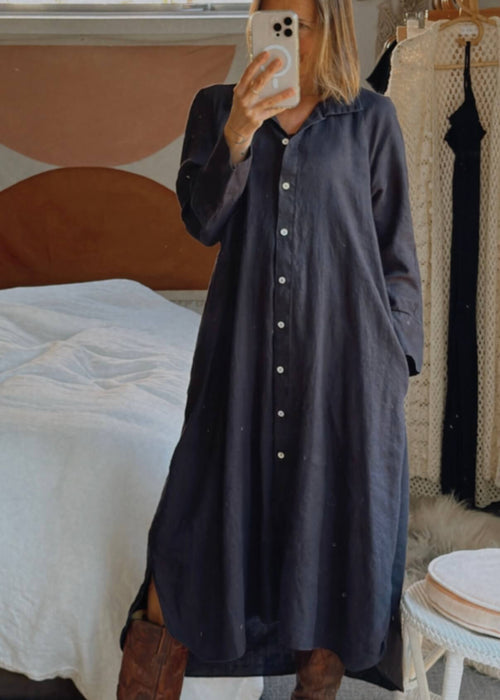 ZARA // Shirt Dress // Black // Medium