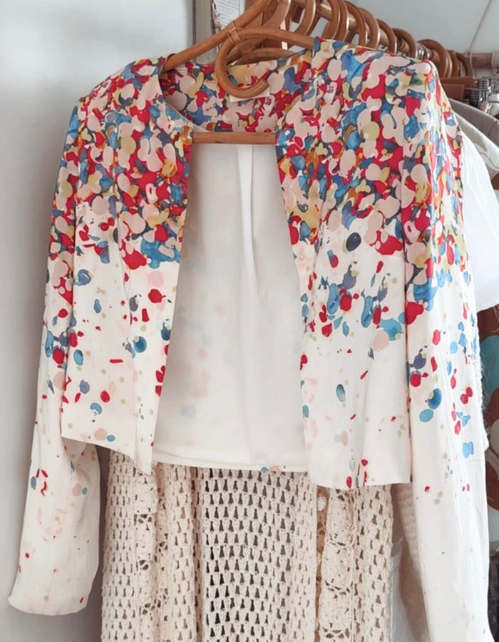 SASS & BIDE // Shake It Up // Silk Cropped Jacket // Size 10