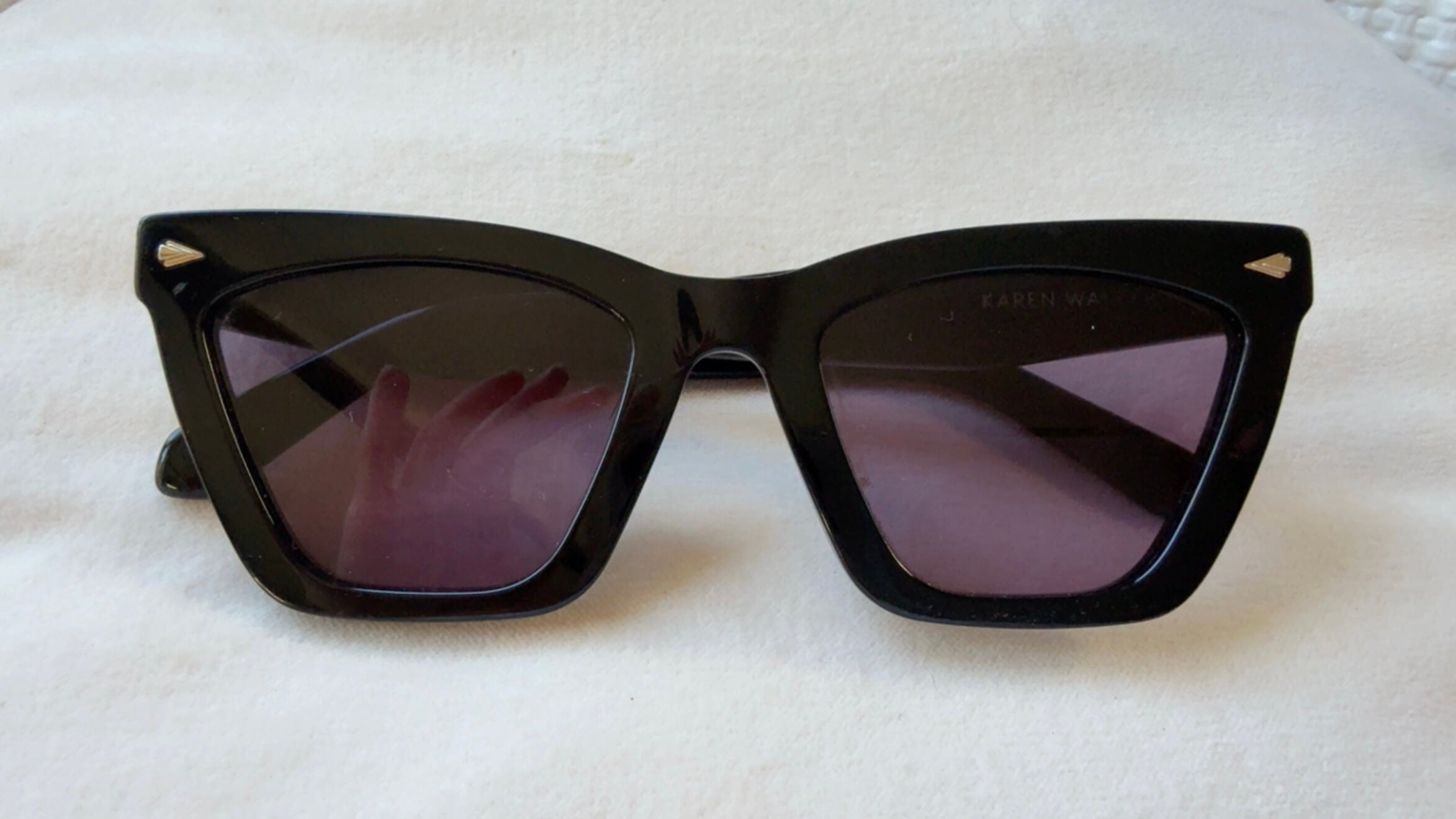 KAREN WALKER // Spellbound Sunglasses // Black