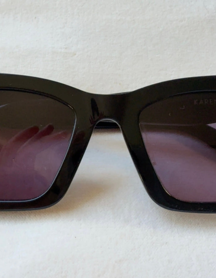 KAREN WALKER // Spellbound Sunglasses // Black