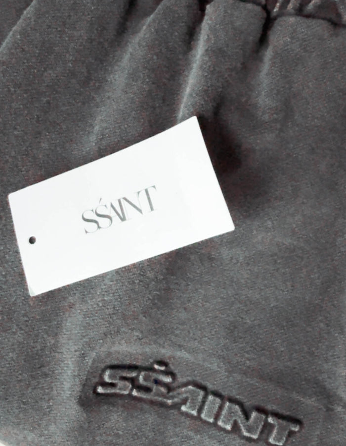 SŚAINT // ACID WASH TRACKPANT // CHARCOAL // XS/S
