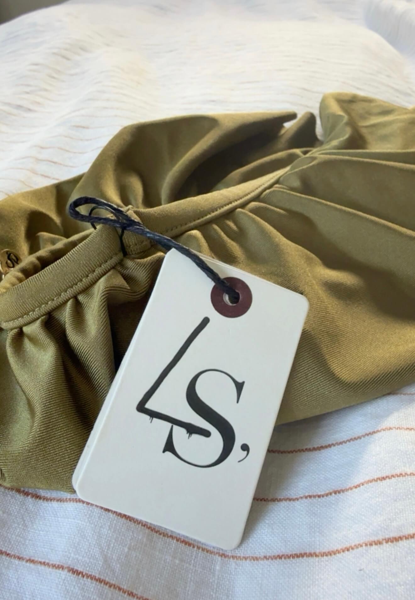 LOVE STORIES | SWIMCLUB  // Lotus Bikini Top // Moss // Size 1