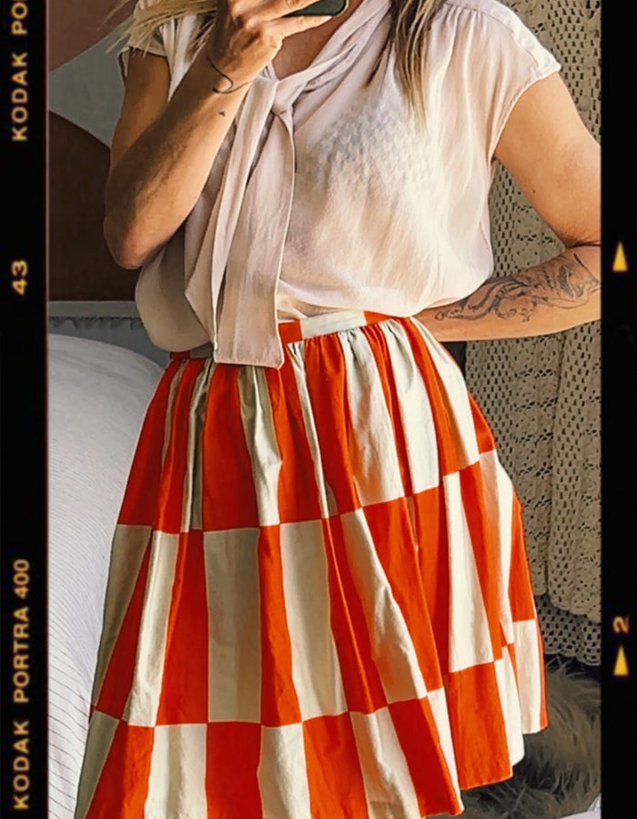 Chalky Digits Harlequin Skirt // Size 10