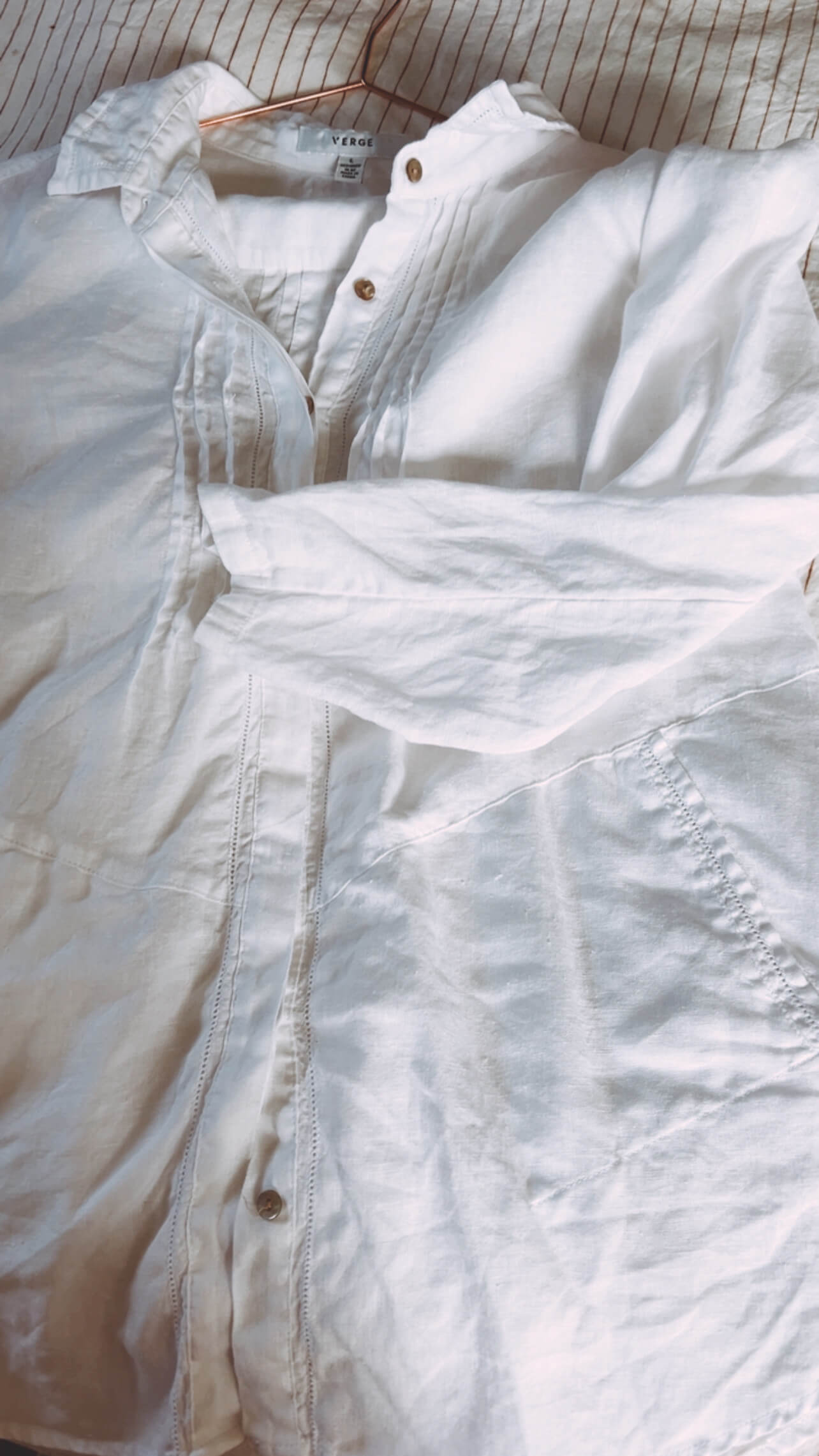 White Linen Shirt // S/M