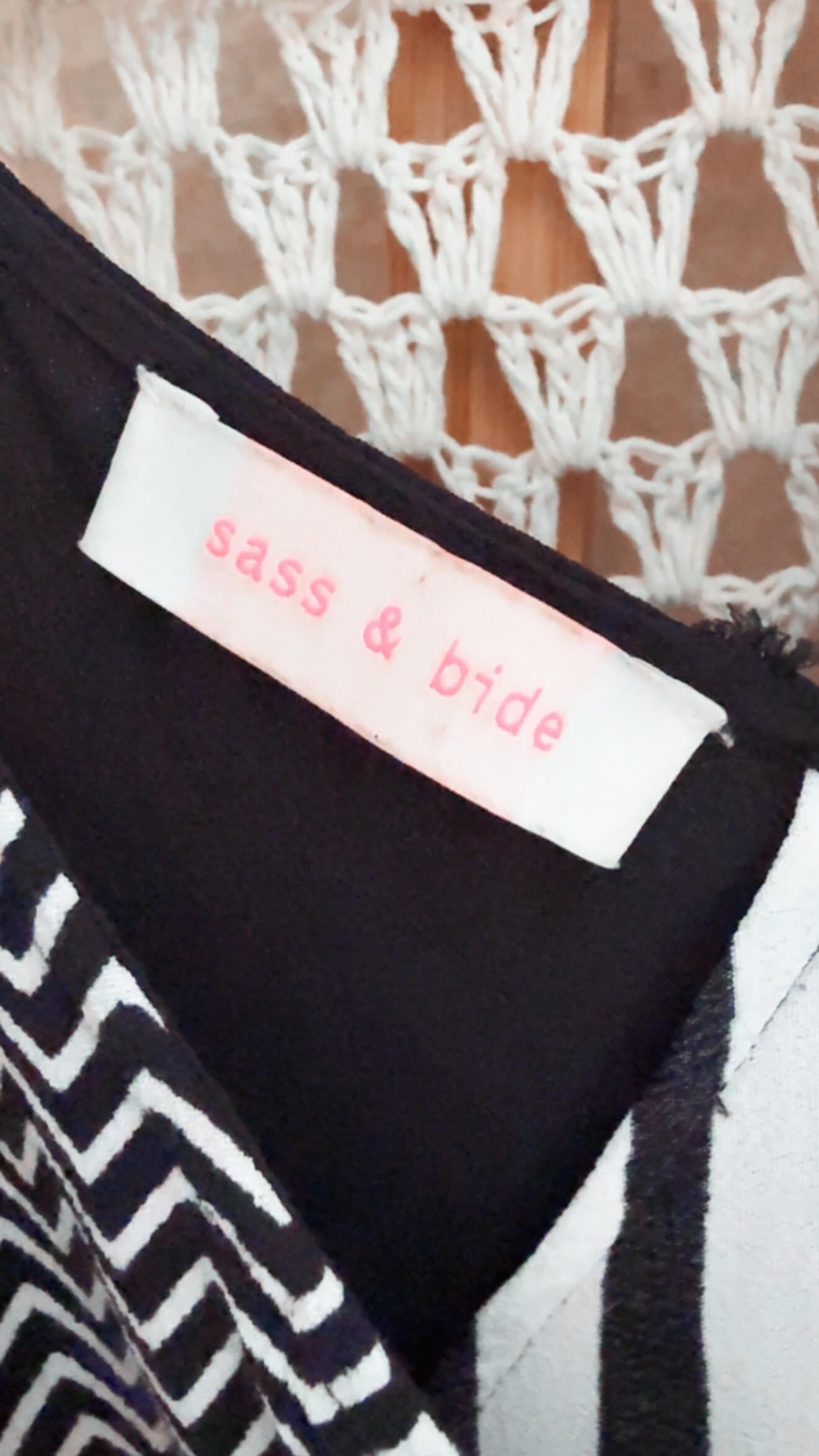 SASS & BIDE // Geometric Maxi Dress // Small