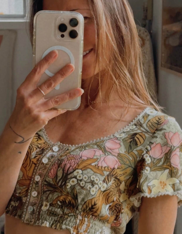 SPELL & THE GYPSY COLLECTIVE // Jungle Crop // Khaki // XXS