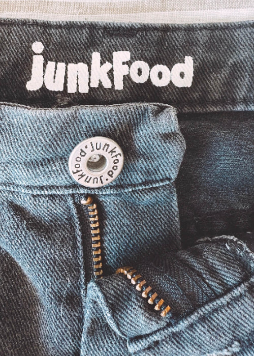 JUNKFOOD Denim Mini Skirt // Small