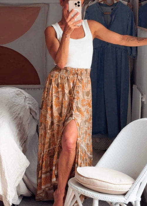 TANAH FOLK// Maxi Skirt // S/M