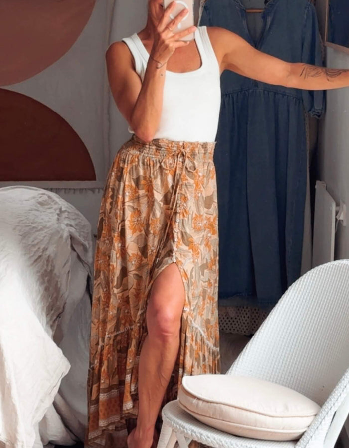 TANAH FOLK// Maxi Skirt // S/M