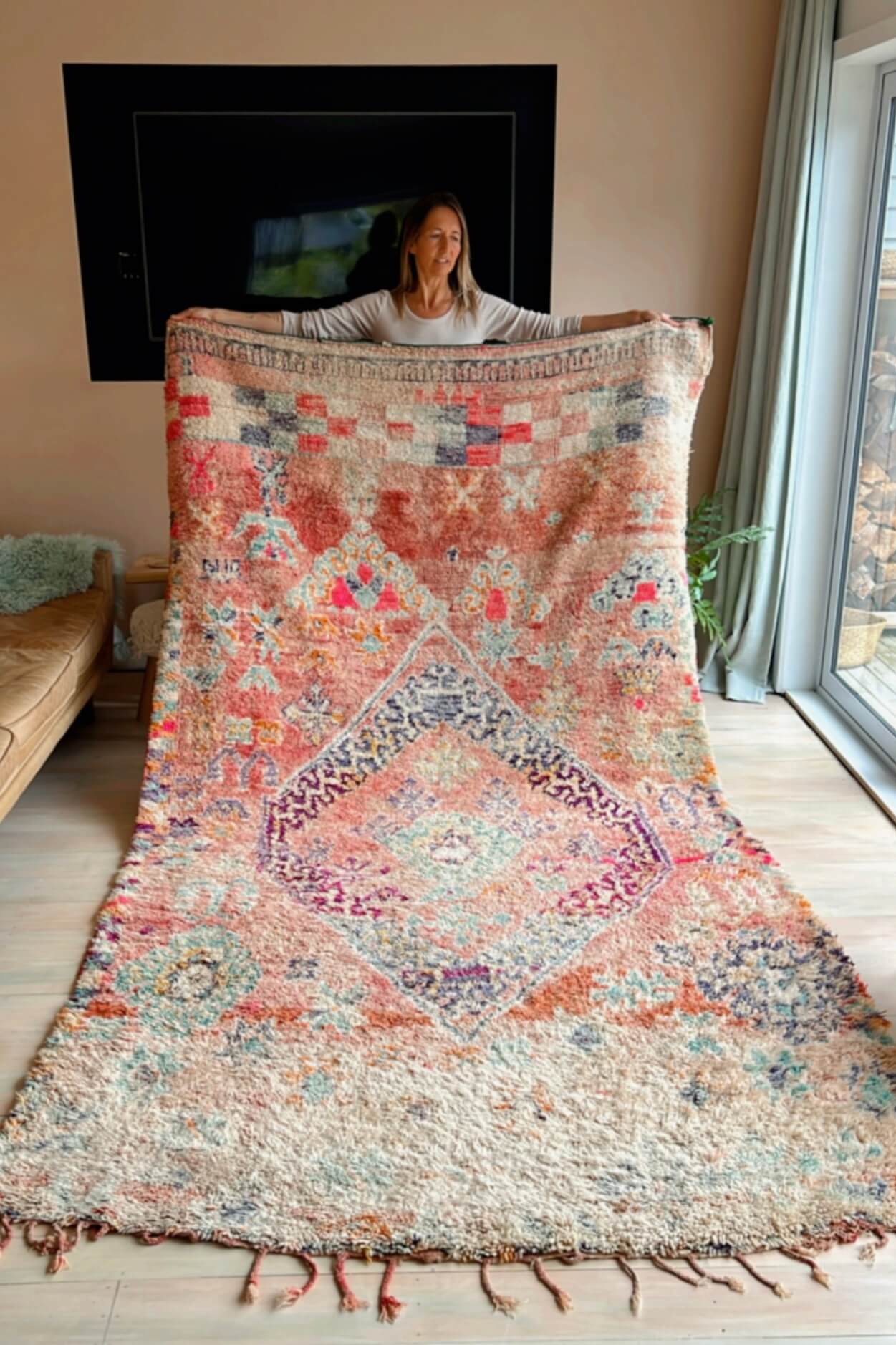 Vintage Moroccan Boujaad Rug // Lilawil