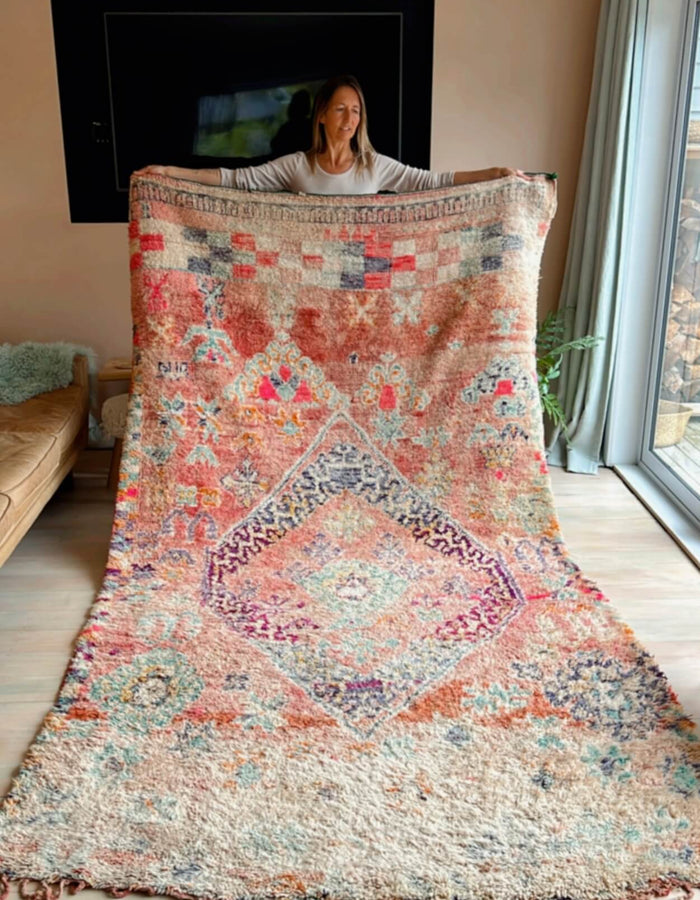 Vintage Moroccan Boujaad Rug // Lilawil