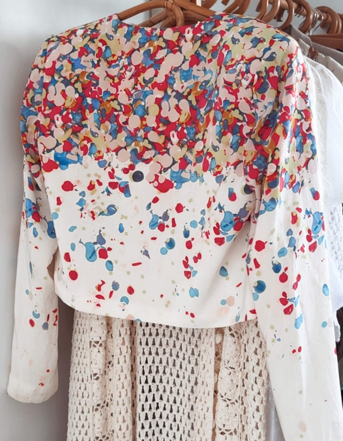 SASS & BIDE // Shake It Up // Silk Cropped Jacket // Size 10