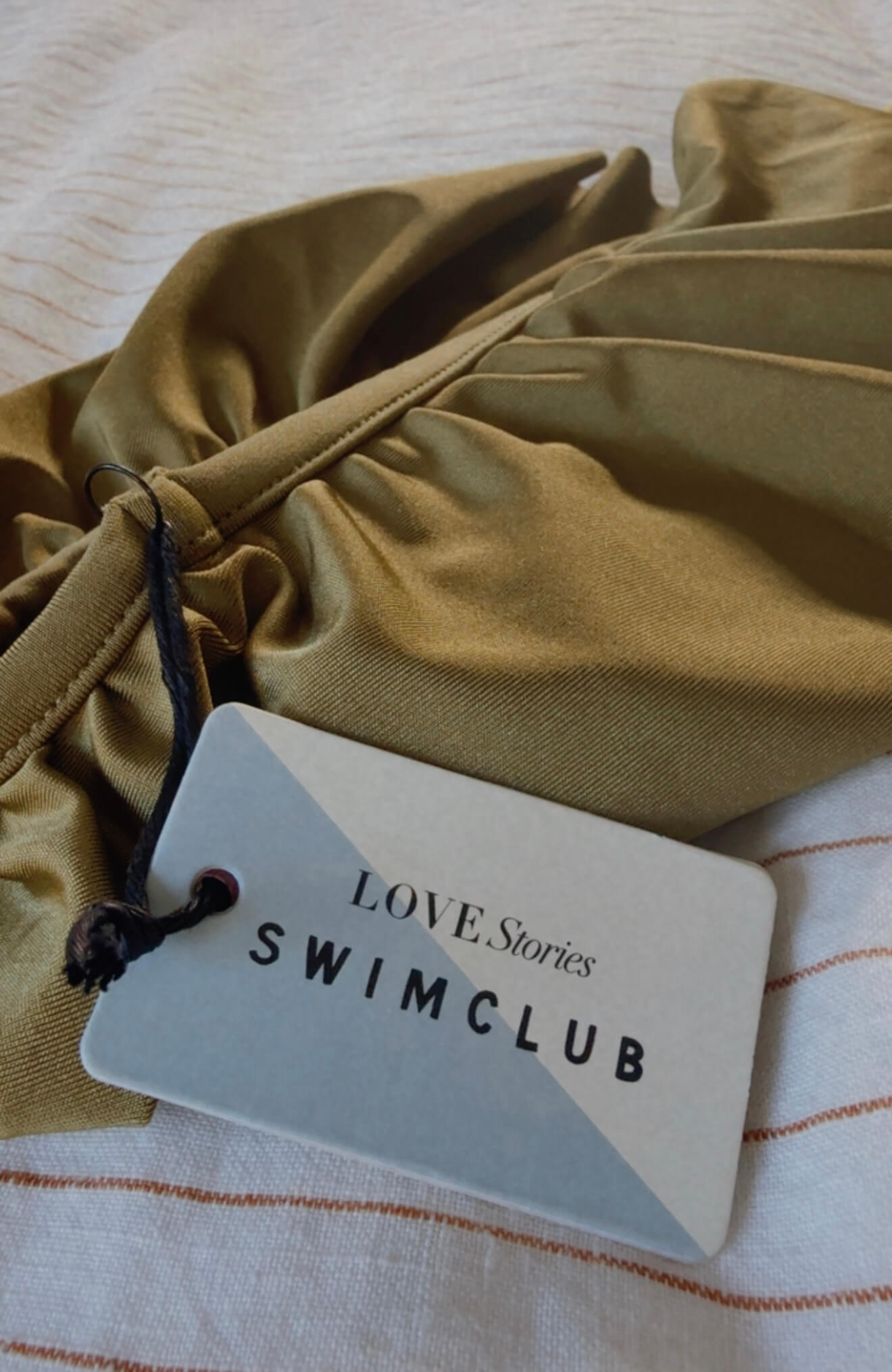 LOVE STORIES | SWIMCLUB  // Lotus Bikini Top // Moss // Size 1
