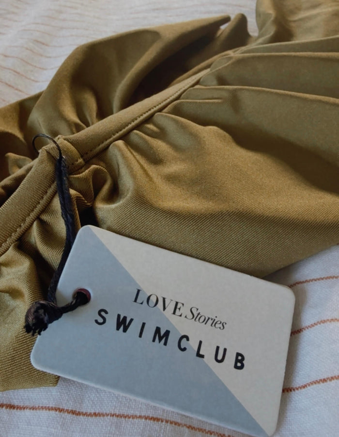 LOVE STORIES | SWIMCLUB  // Lotus Bikini Top // Moss // Size 1