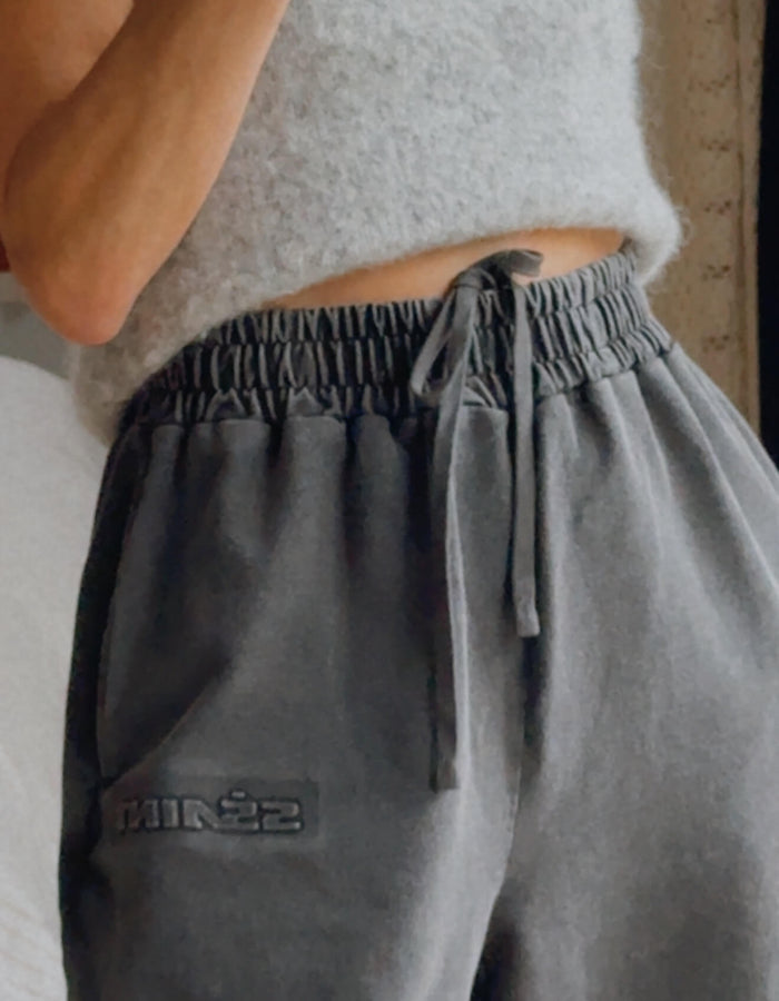 SŚAINT // ACID WASH TRACKPANT // CHARCOAL // XS/S