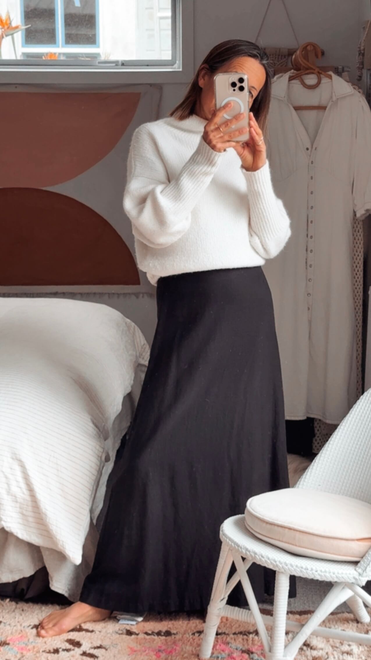 COTTON ON Maxi Skirt // Black // Size 6