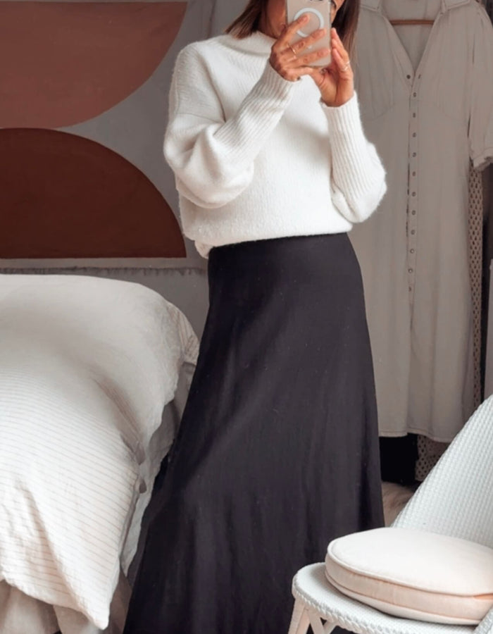 COTTON ON Maxi Skirt // Black // Size 6