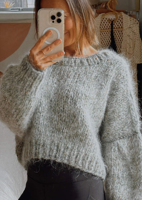 ITCHY KNITS Cropped Jersey // Mohair blend // S/M