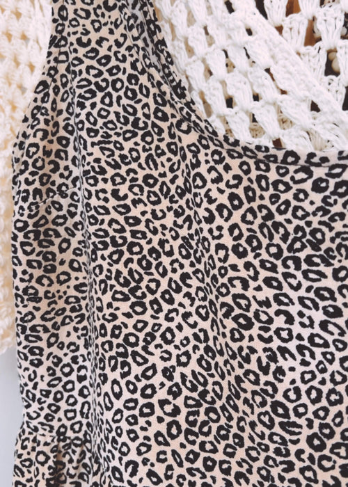 Animal Print Beach Dress // Size 8